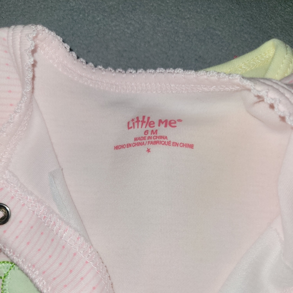 Set Of 4 - Little Girl Jammies 6 Months - Picture 4 of 10